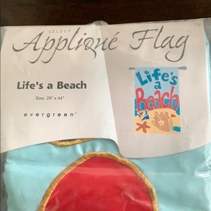 NIP- Select Appliqué Embroidered Flag 28” x 44”